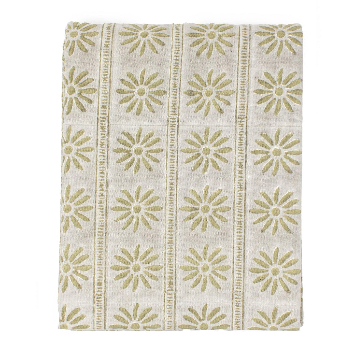EL MANTEL VERDE FLORAL Y DE ESCALERA