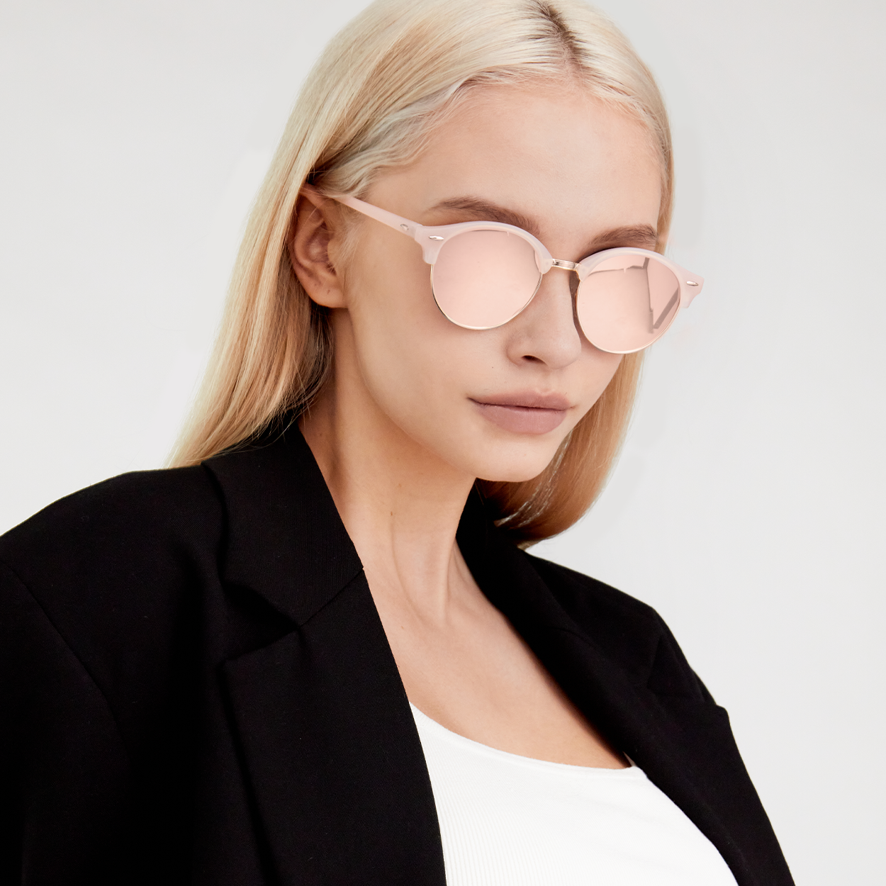 Harper Rosegold Retro Round Eyewear Frames by TopFoxx
