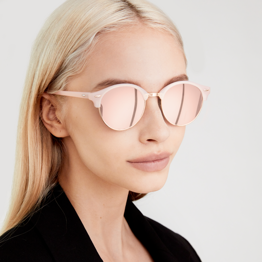Harper Rosegold Retro Round Eyewear Frames by TopFoxx