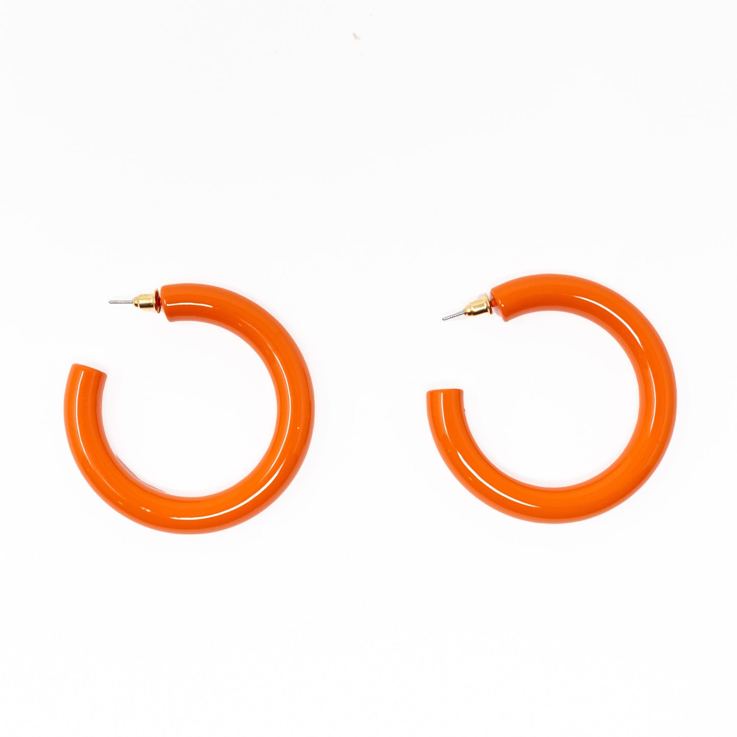 Aro de resina The Color Hoop, color azul y naranja, 2 pulgadas de diámetro