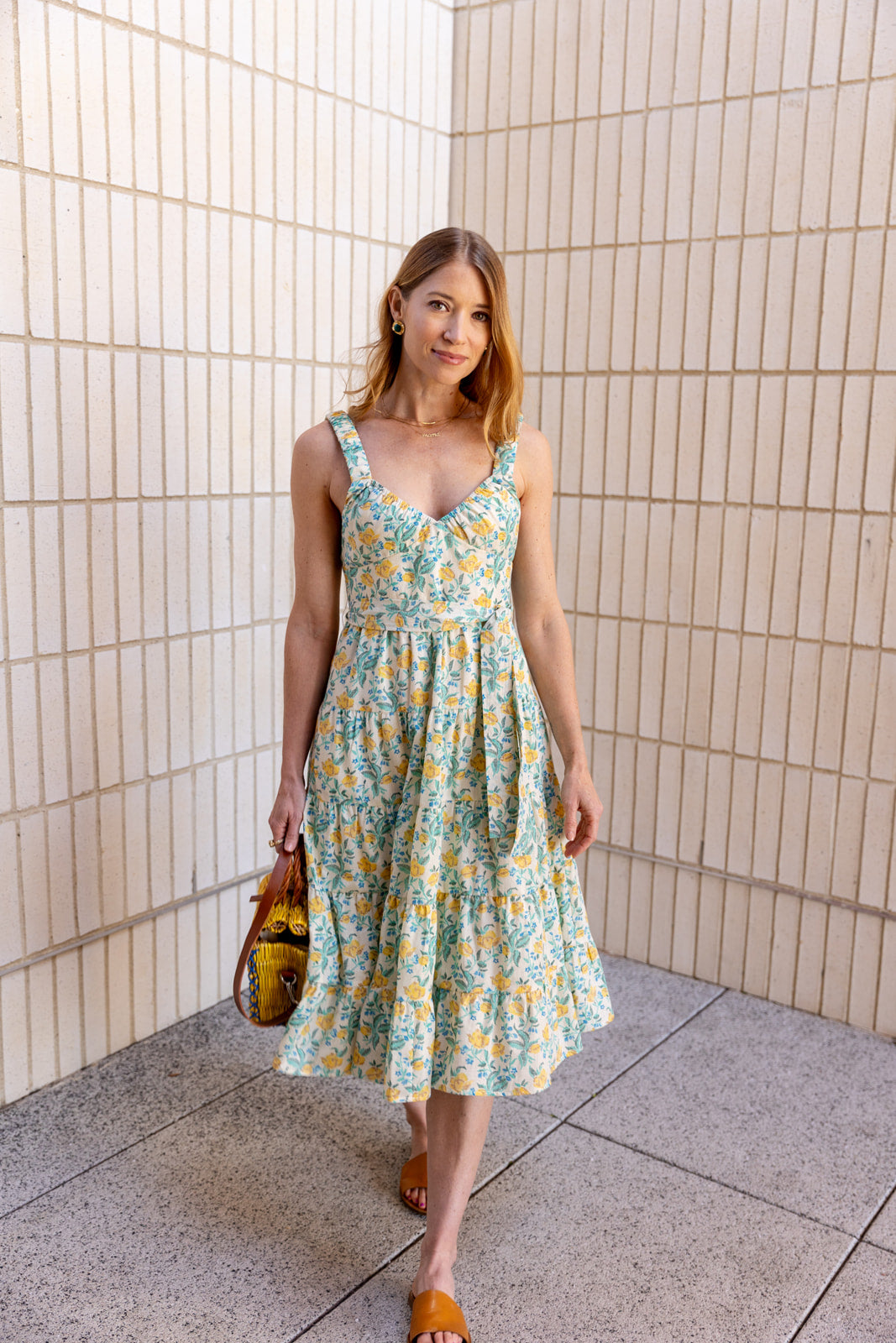 Vestido Josette ligero de verano con tirantes elásticos