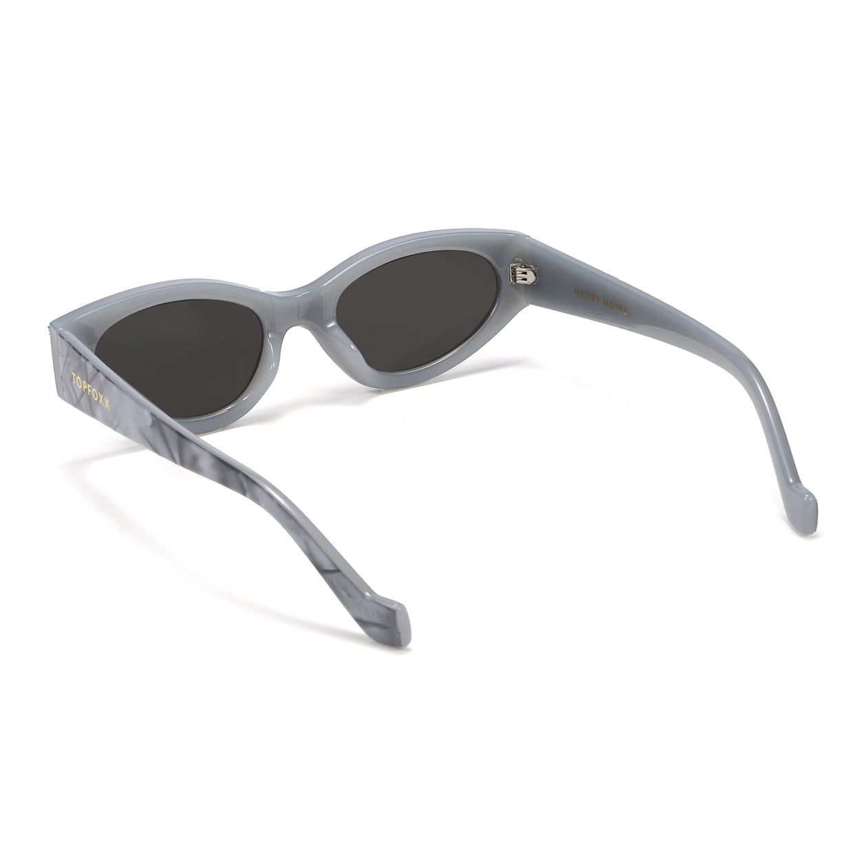 Kat And Money Moves Grey Cateye Sunglasses From TopFoxx