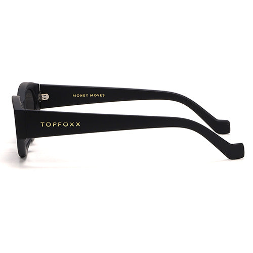 Kat X Money Moves Black Cateye Sunglasses Collaboration