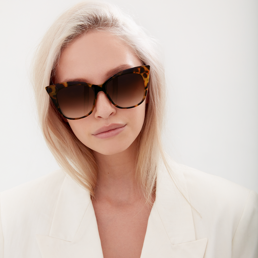 Sustainable Venice Tortoise Shell Sunglasses With Case