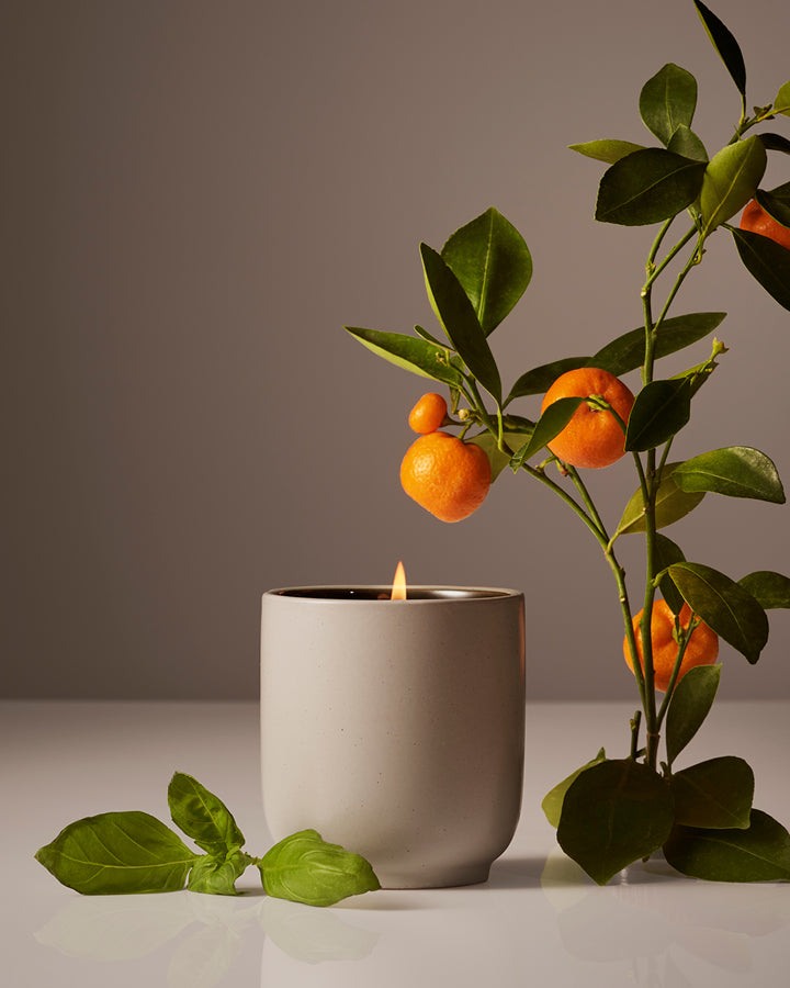 Homecourt Hand Poured Candle in Ceramic Vessel 60 Hour Burn
