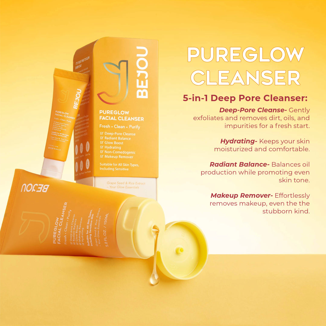 Pureglow Cleanser Nourishing Antioxidant For Sensitive Skin