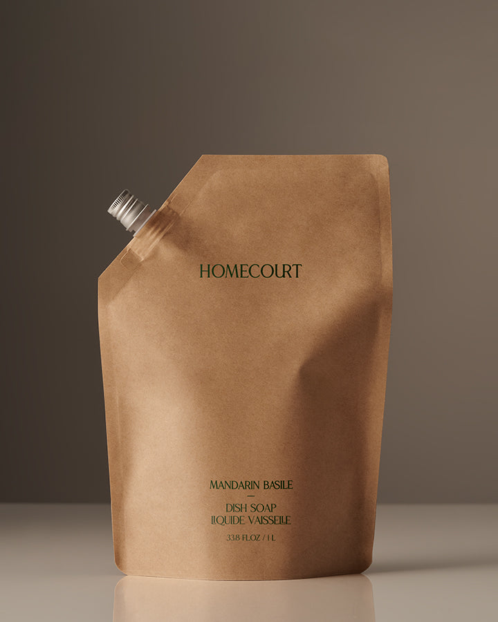 Dish Soap Refill 1L Kraft Paper Pouch Eco Friendly Clean by HomeCourt