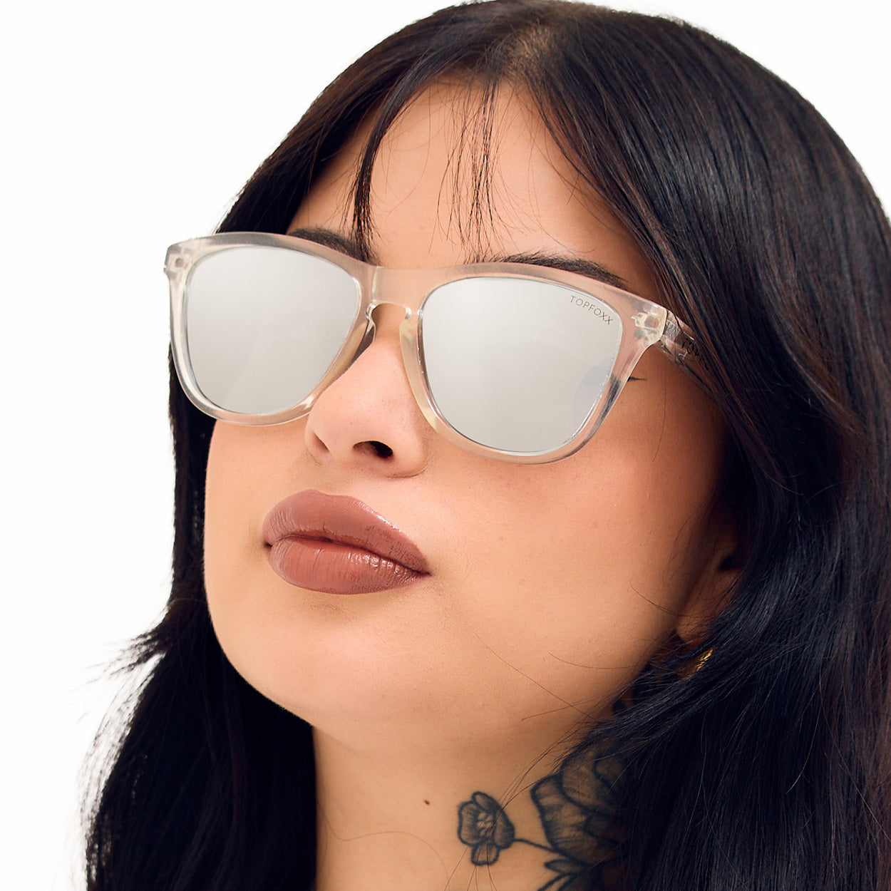 Rise Up Revo Mirrored Silver Polarized Unisex Sunglasses