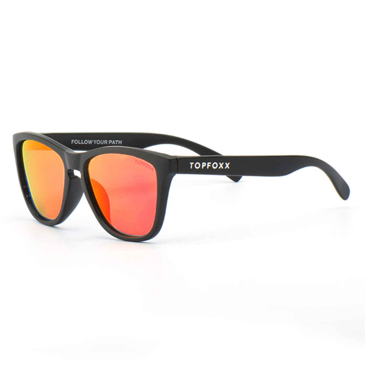 Rise Up Revo Mirrored Red Polarized TopFoxx Sunglasses