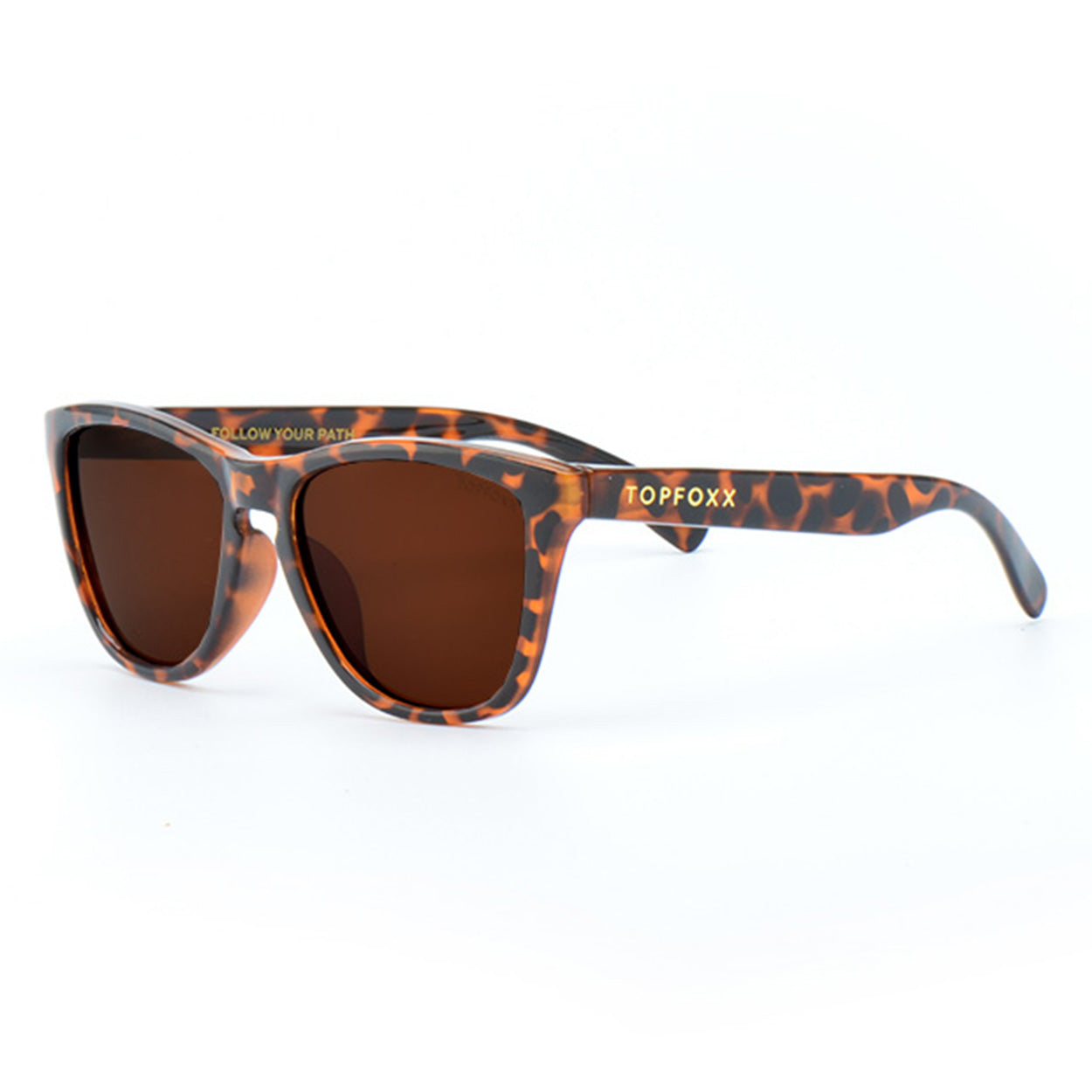 Rise Up Tortoise Polarized Floating Sunglasses by TopFoxx