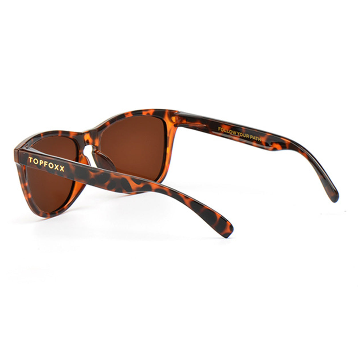 Rise Up Tortoise Polarized Floating Sunglasses by TopFoxx