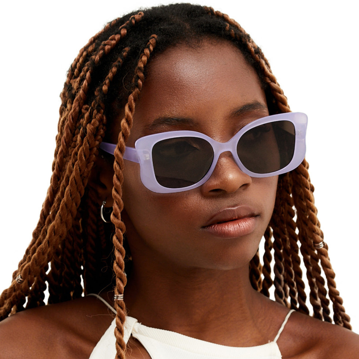 Empress Purple Butterfly Sunglasses Unisex Premium TopFoxx