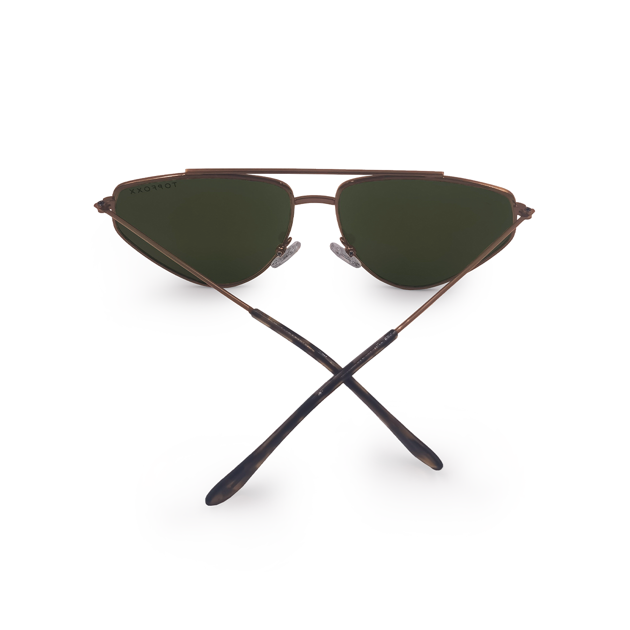 Hasta La Vista Dark Green Geometric Cat Eye Sunglasses