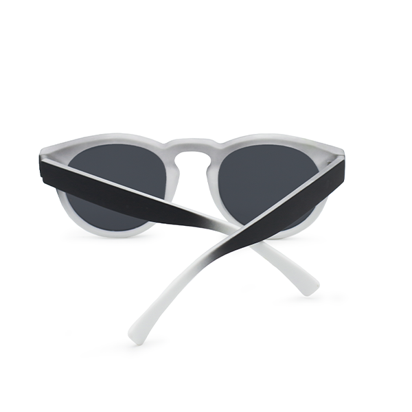 Chelsea Black And White Sunglasses With Gradient Lenses