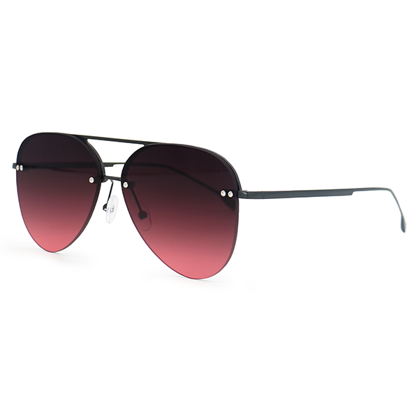 Limited Edition Megan 2 Ruby Metal Aviator Sunglasses