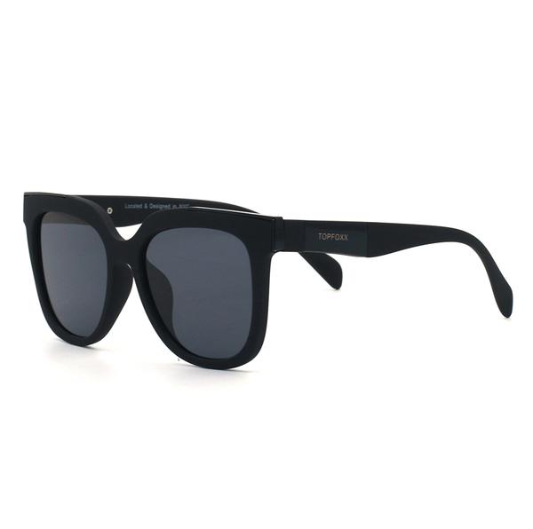 Coco Sustainable Black Frame Wayfarer Sunglasses Classic