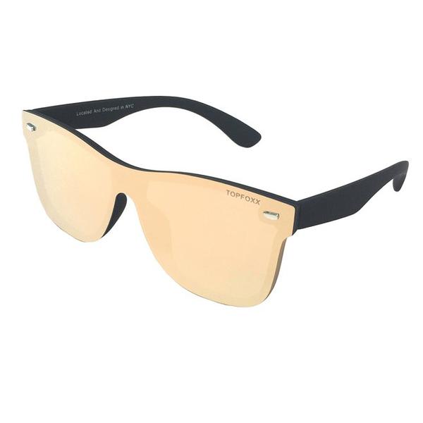 Sustainable Future Wife Gold Square Wayfarer Sunglasses