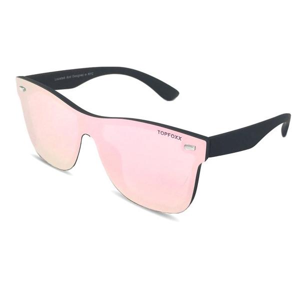 Sustainable Future Wife Rosegold Square Wayfarer Sunglasses