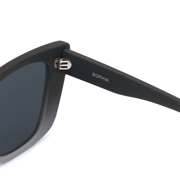 Sophia Loren Inspired Cat Eye Sunglasses Black Grey