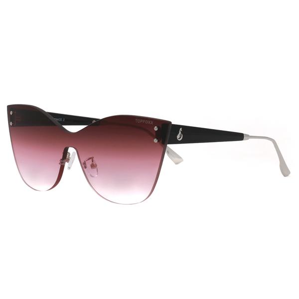 Sustainable Venice 2 Faded Burgundy Clear Frame Purple Lens