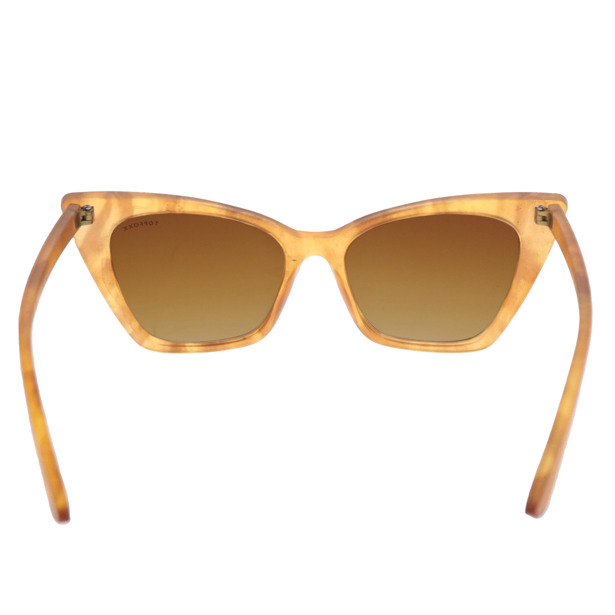 Nature Amber Fossils Cat Eye Sunglasses Gradient Lenses