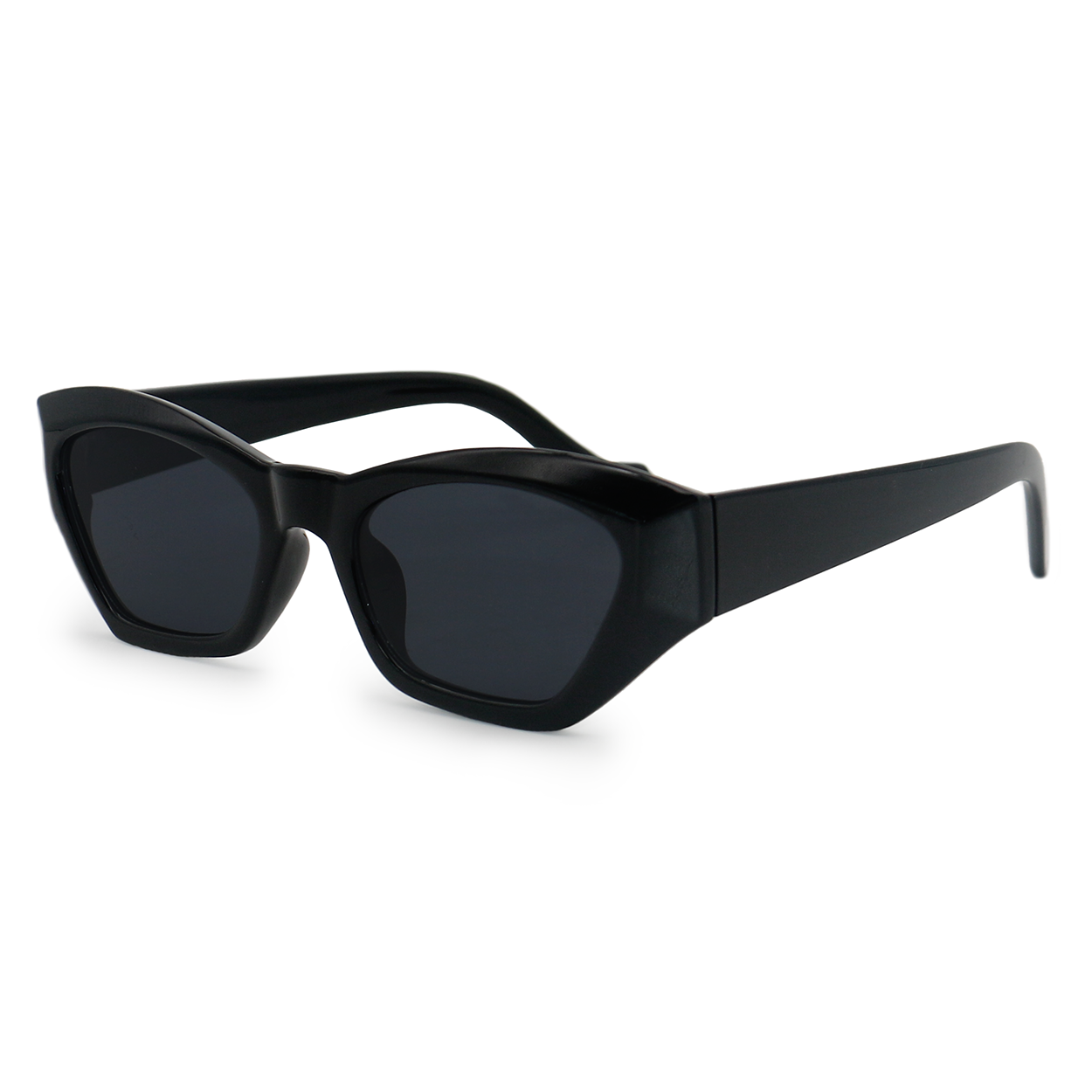 Bright As My Future Black Cat Eye Sunglasses for Women