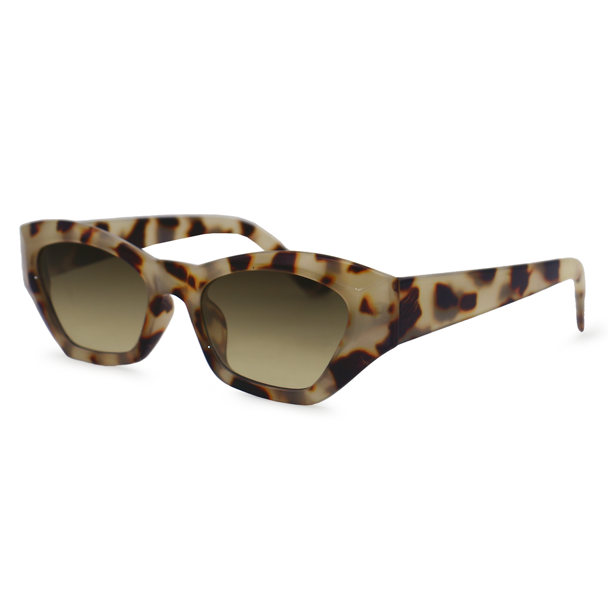 Bright As My Future Tortoise Cat Eye Sunglasses Women