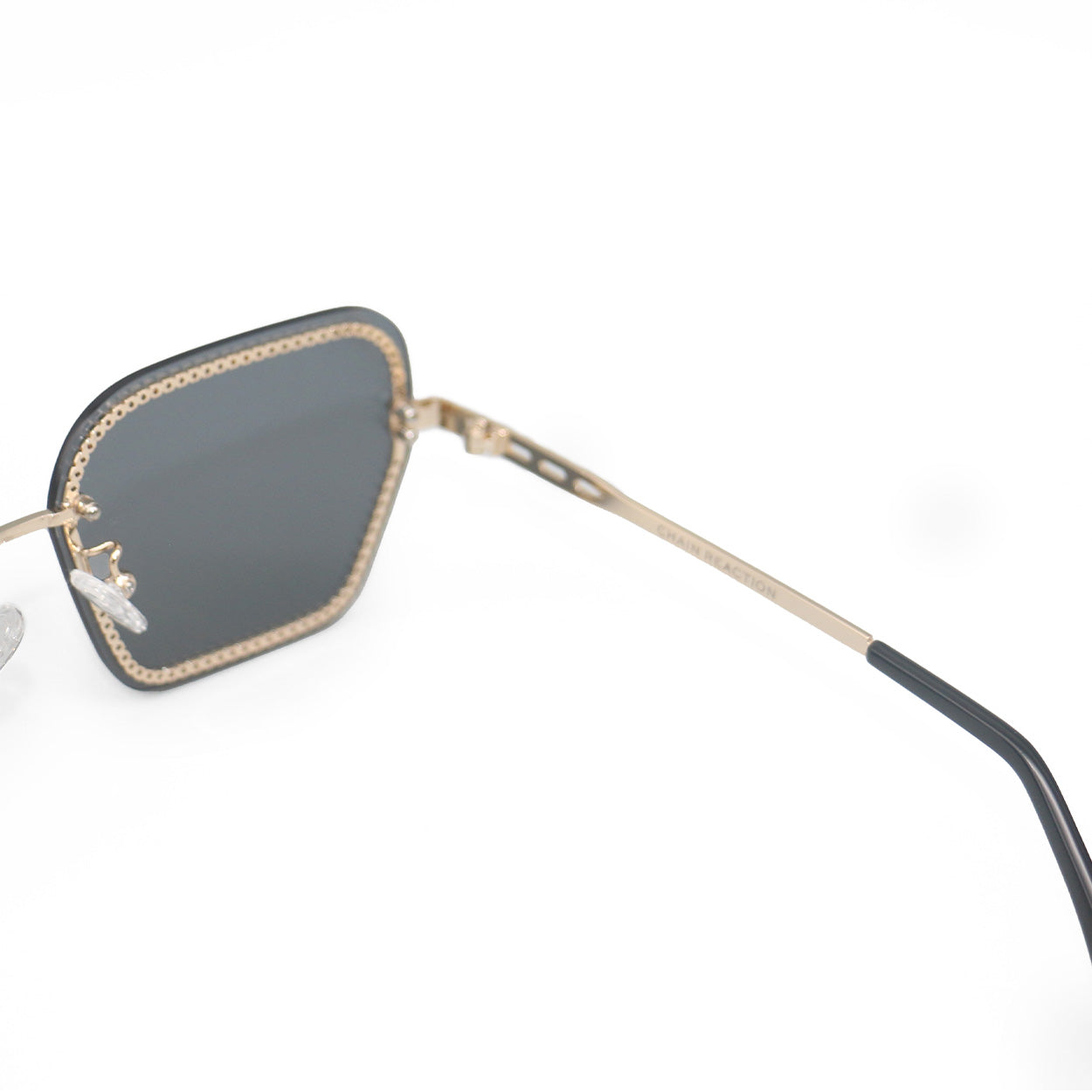 Chain Reaction Mirrored Gold Sunglasses TopFoxx Pro
