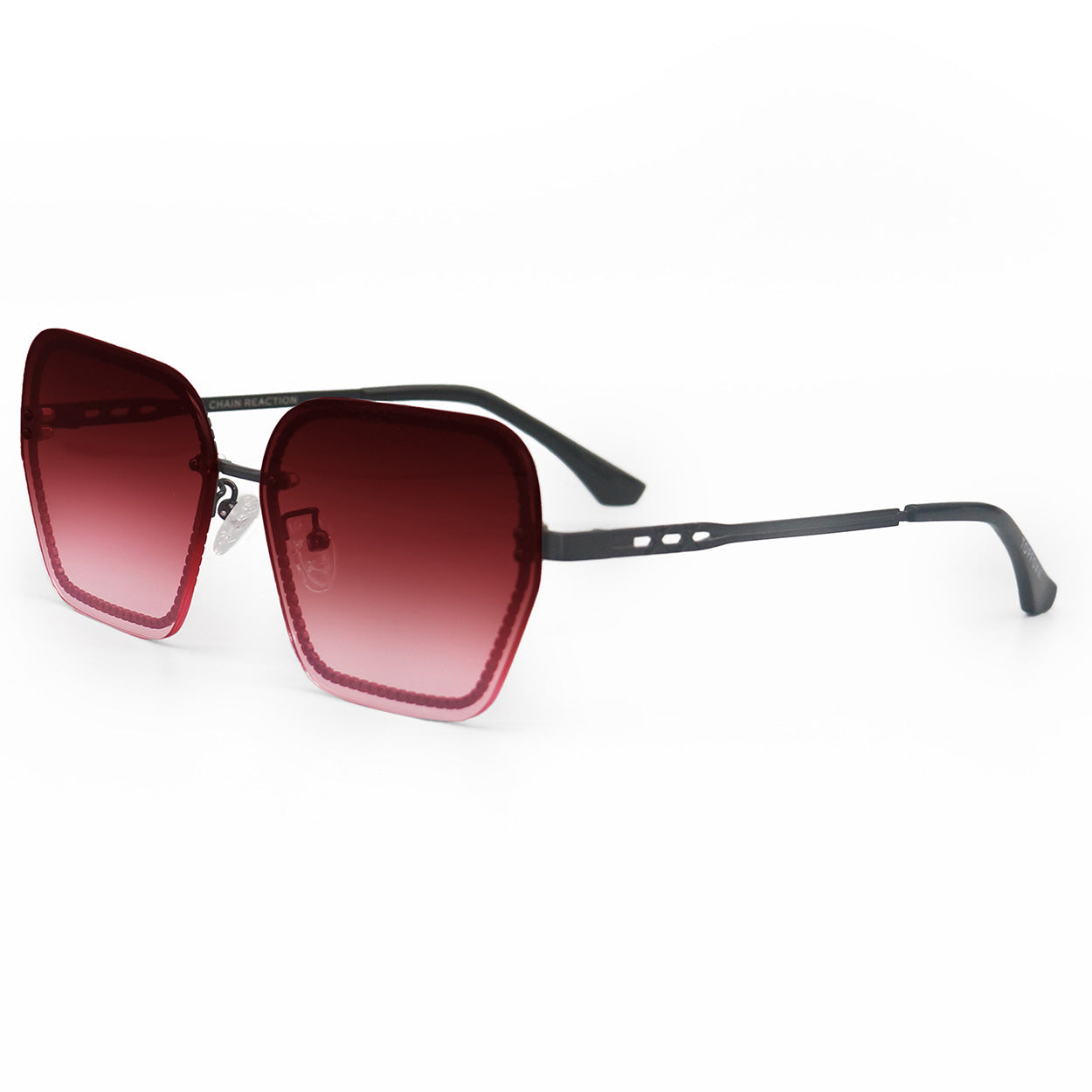 Chain Reaction Sunglasses Ruby Statement Edition By TopFoxx