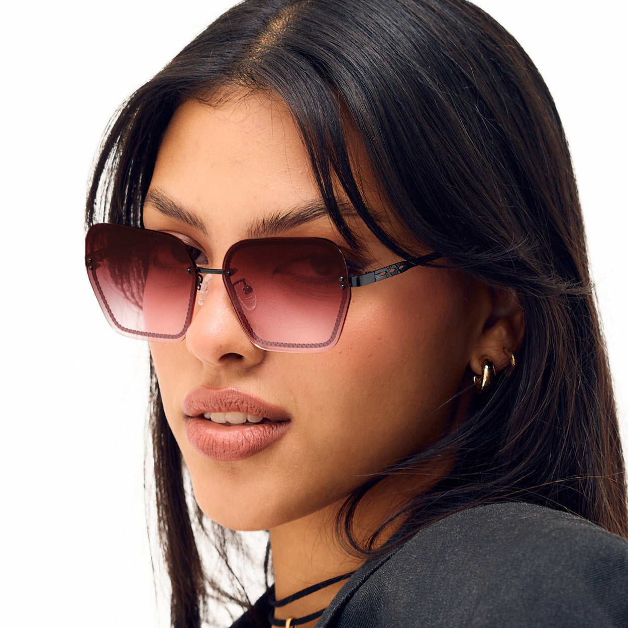 Chain Reaction Sunglasses Ruby Statement Edition By TopFoxx