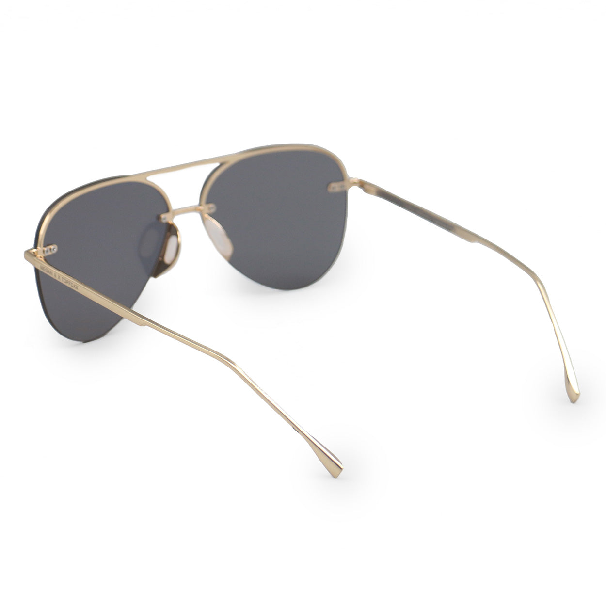 Smaller Megan 2 Mirrored Bronze Aviator Sunglasses