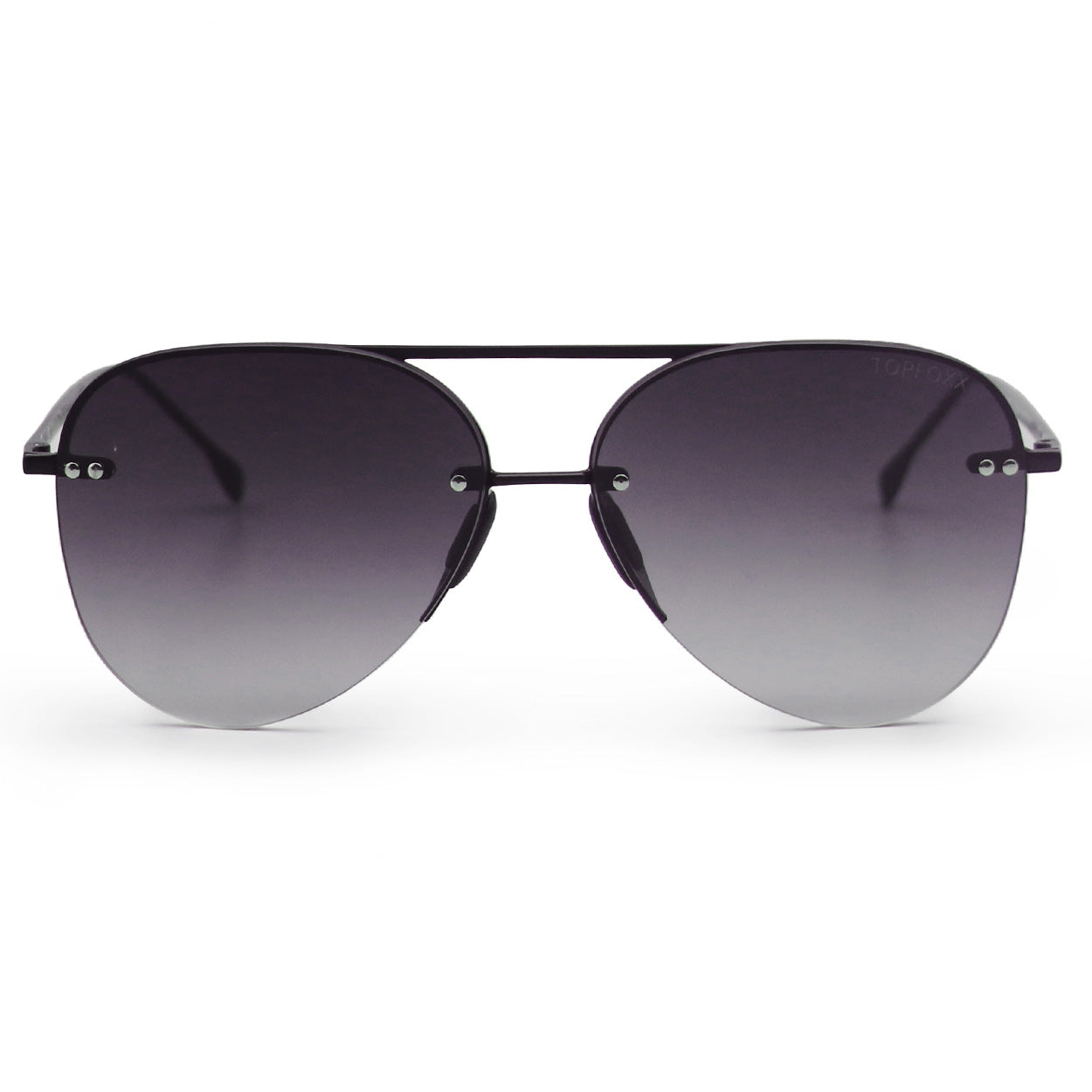 Smaller Megan 2 Faded Black Tangle Free Aviator Sunglasses