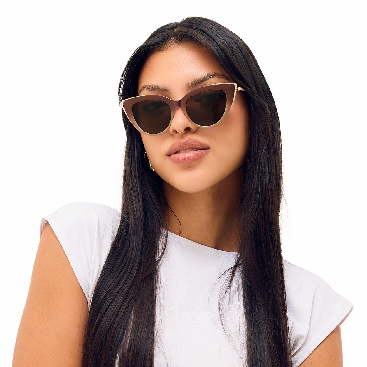 Too Focused Oversize Cat Eye Sunglasses UV 400 Protection