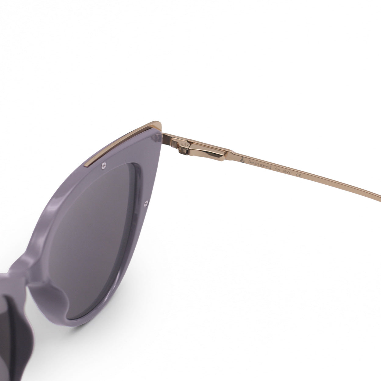 Too Focused Lavender Cat Eye Sunglasses UV 400 Oversize