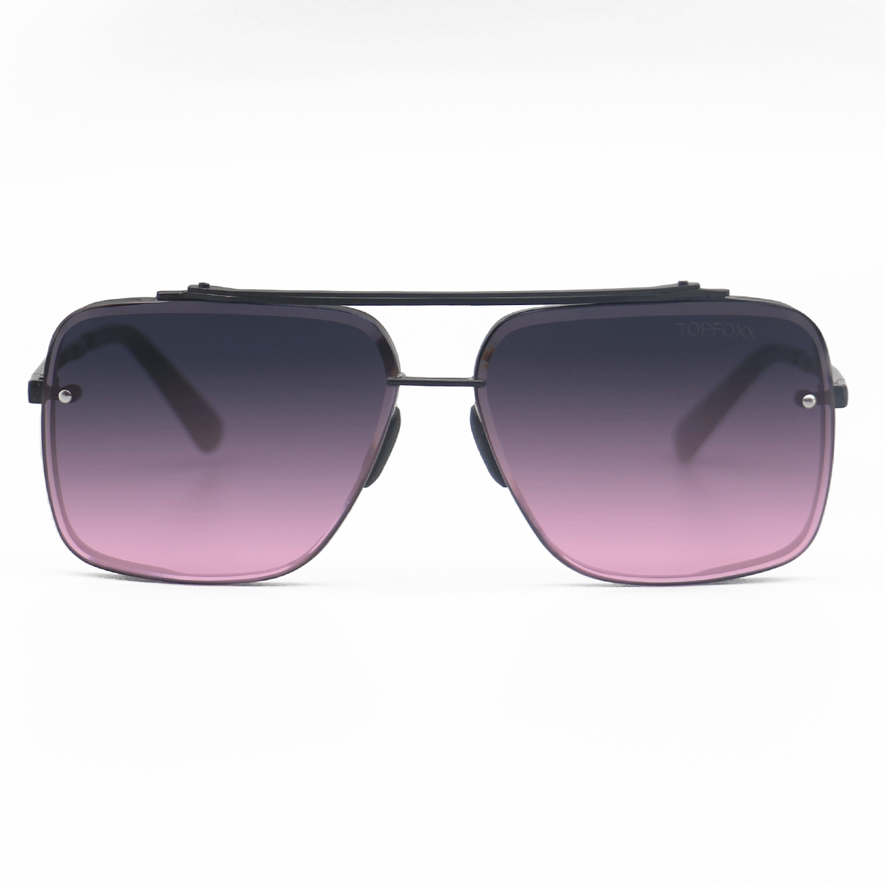 Bella Faded Purple And Pink Tangle Free Aviator Sunglasses