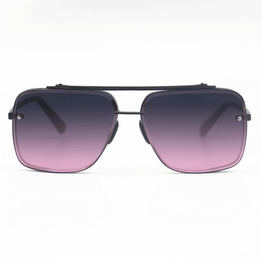 Bella Faded Purple And Pink Tangle Free Aviator Sunglasses