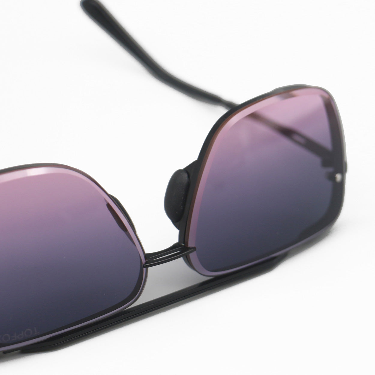 Bella Faded Purple And Pink Tangle Free Aviator Sunglasses