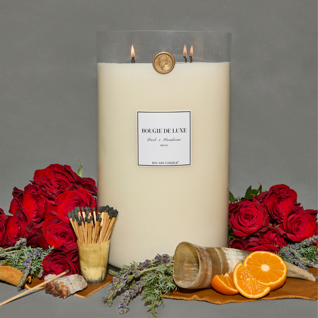 Big Ass Candle 300 Oz Long Burn Coconut Soy Wax Natural