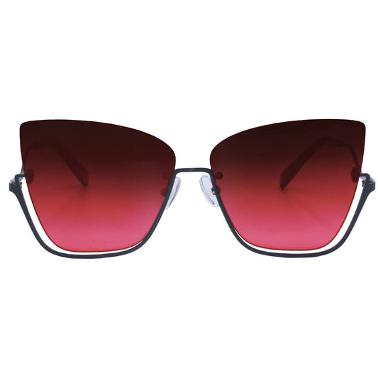 Vixen Ruby Rimless Metal Cateye Sunglasses Raya X TopFoxx
