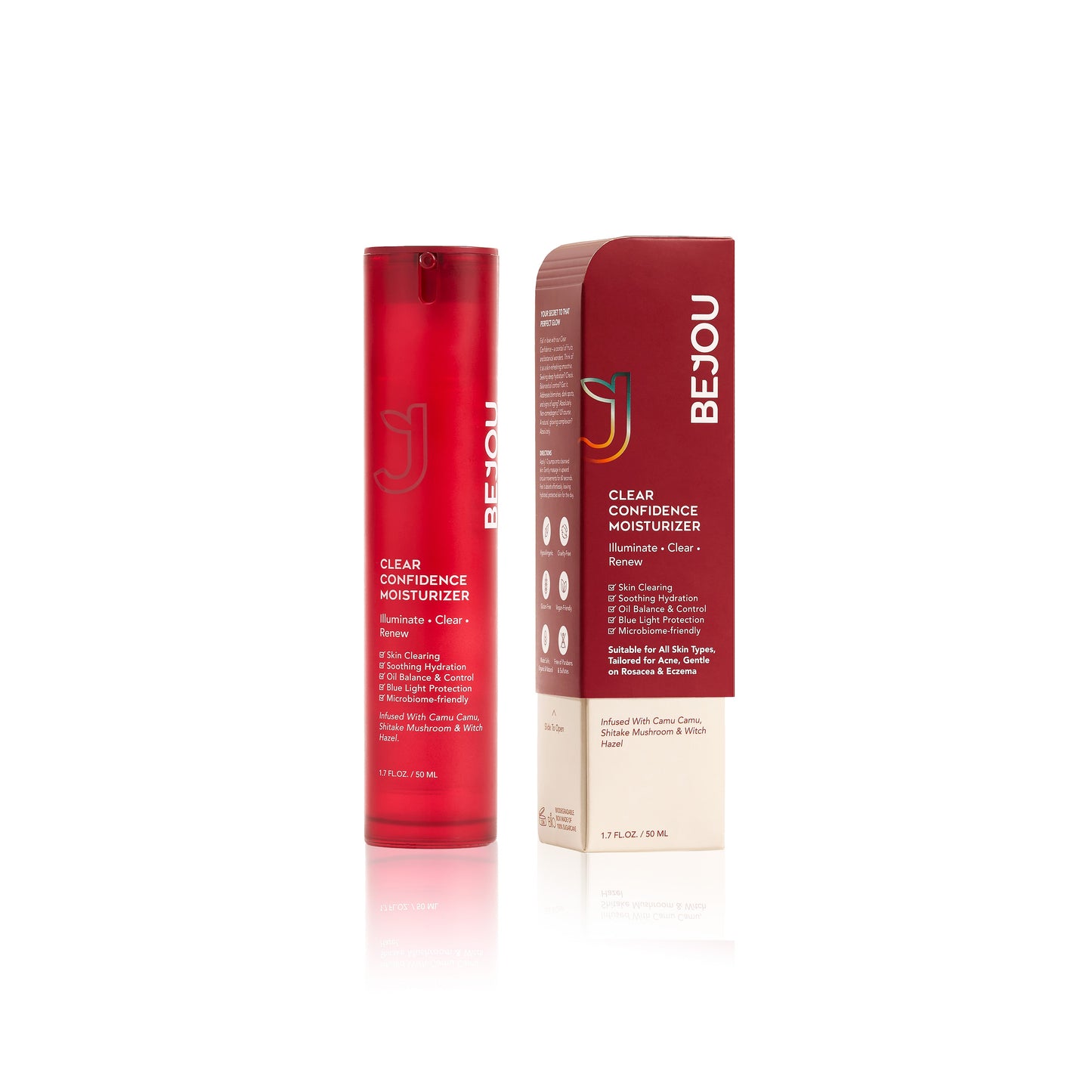 Clear Confidence Moisturizer Zinc PCA Acai Probiotics
