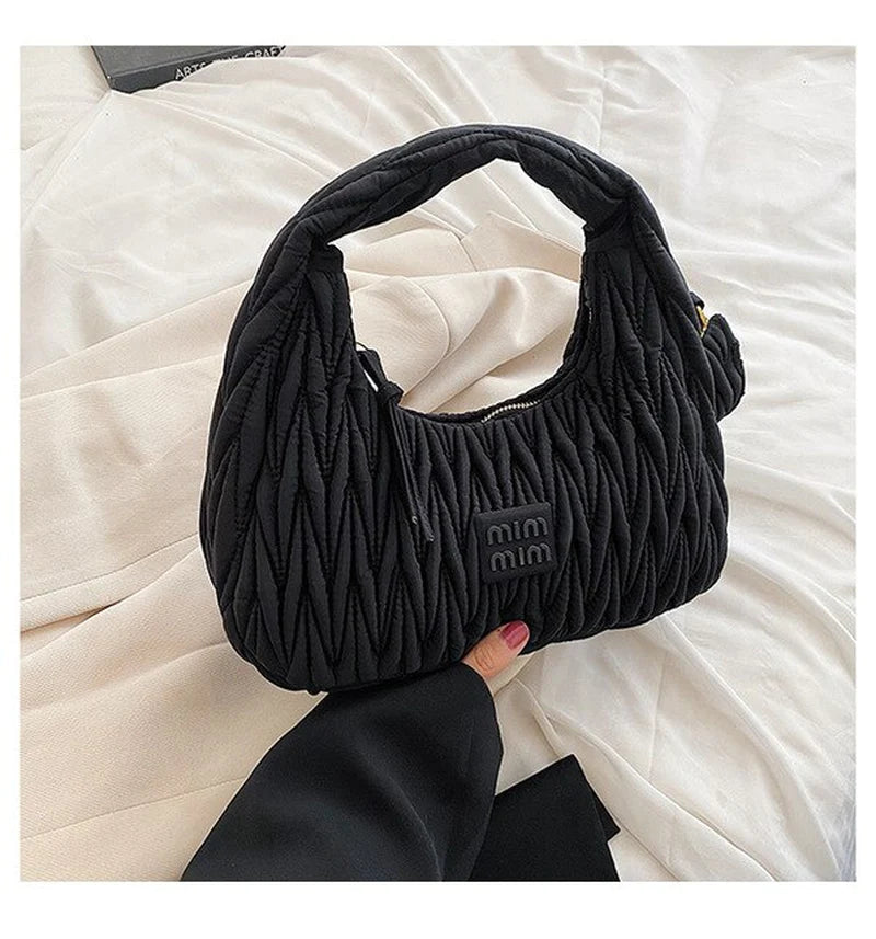 Elevate Your Style with Our New Luxury Nylon Hobo Bag & Coin Purse! Perfect for Any Evening Out! ✨👜 #Fashion #Luxury #Style2023