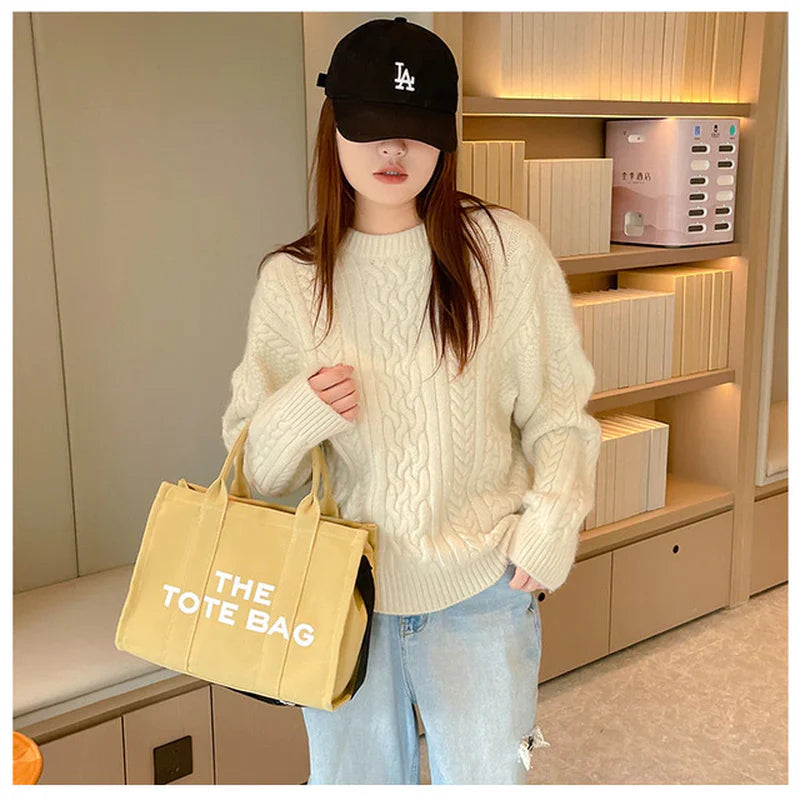 Stylish & Spacious: The Ultimate Tote Bag for Every Occasion! 👜✨ #Fashion #ToteBag #2022Trends