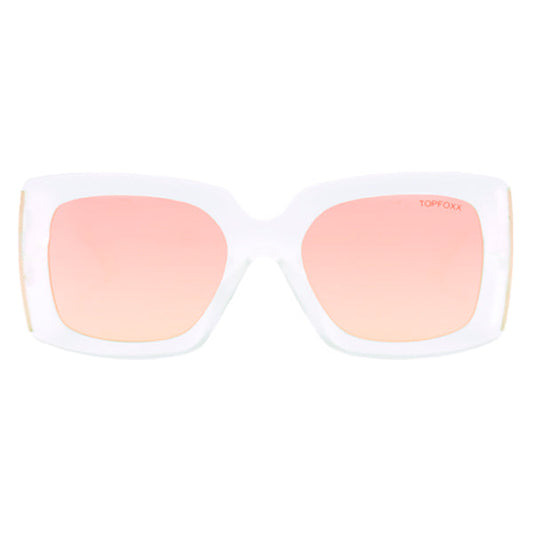 Bardot Rose Gold Oversized Sunglasses Brigitte Bardot