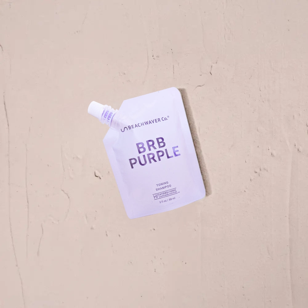 BRB Blonde Purple Shampoo With Tahitian Monoi Flower And Shea Butter For Brassy Tone Elimination And Hair Strengthening