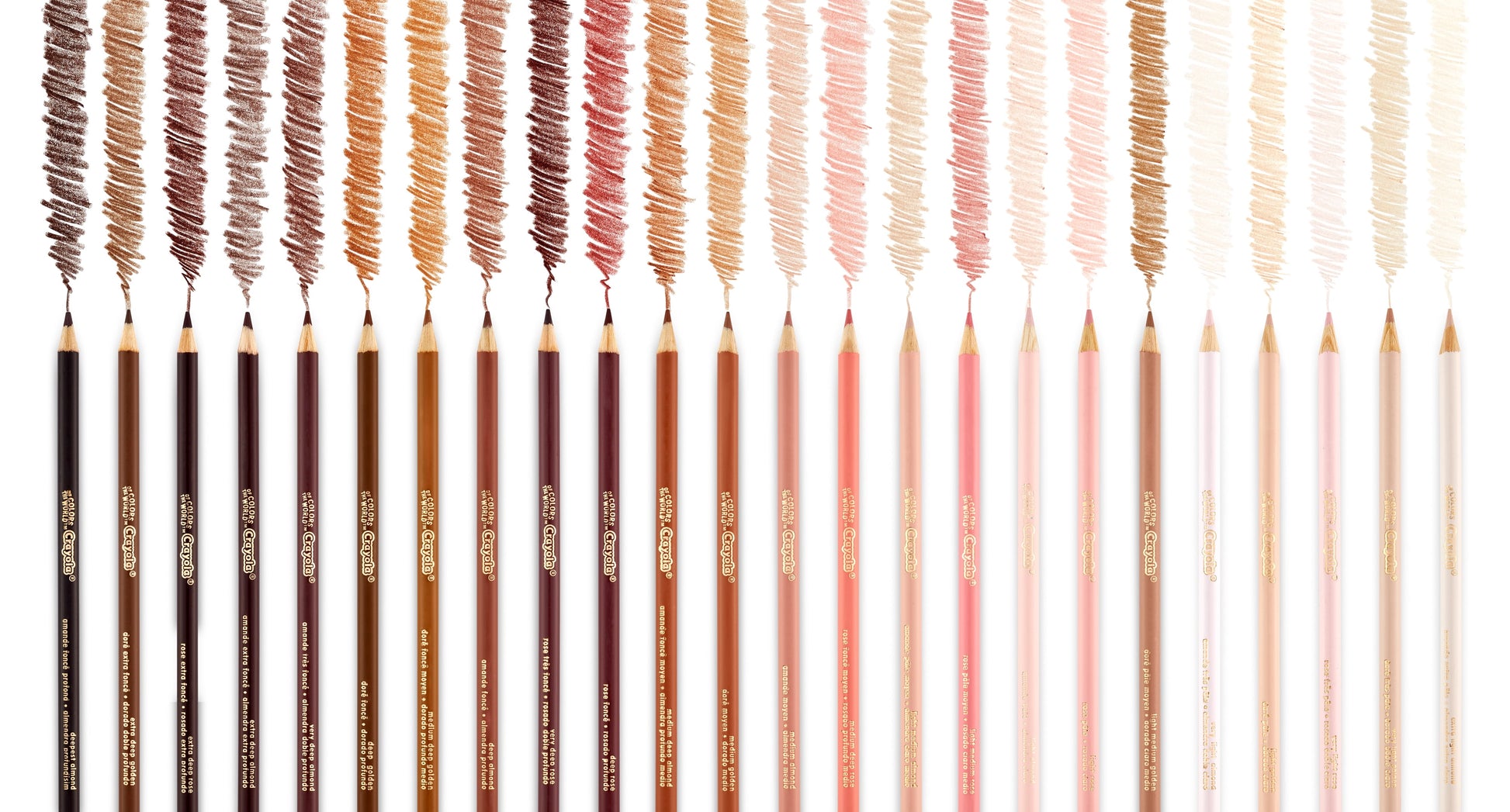 Crayola's Rainbow of Humanity Pencil Party Pack: 24 Shades for Tiny Artists and Teacher Survival Kits! 🌈✏️