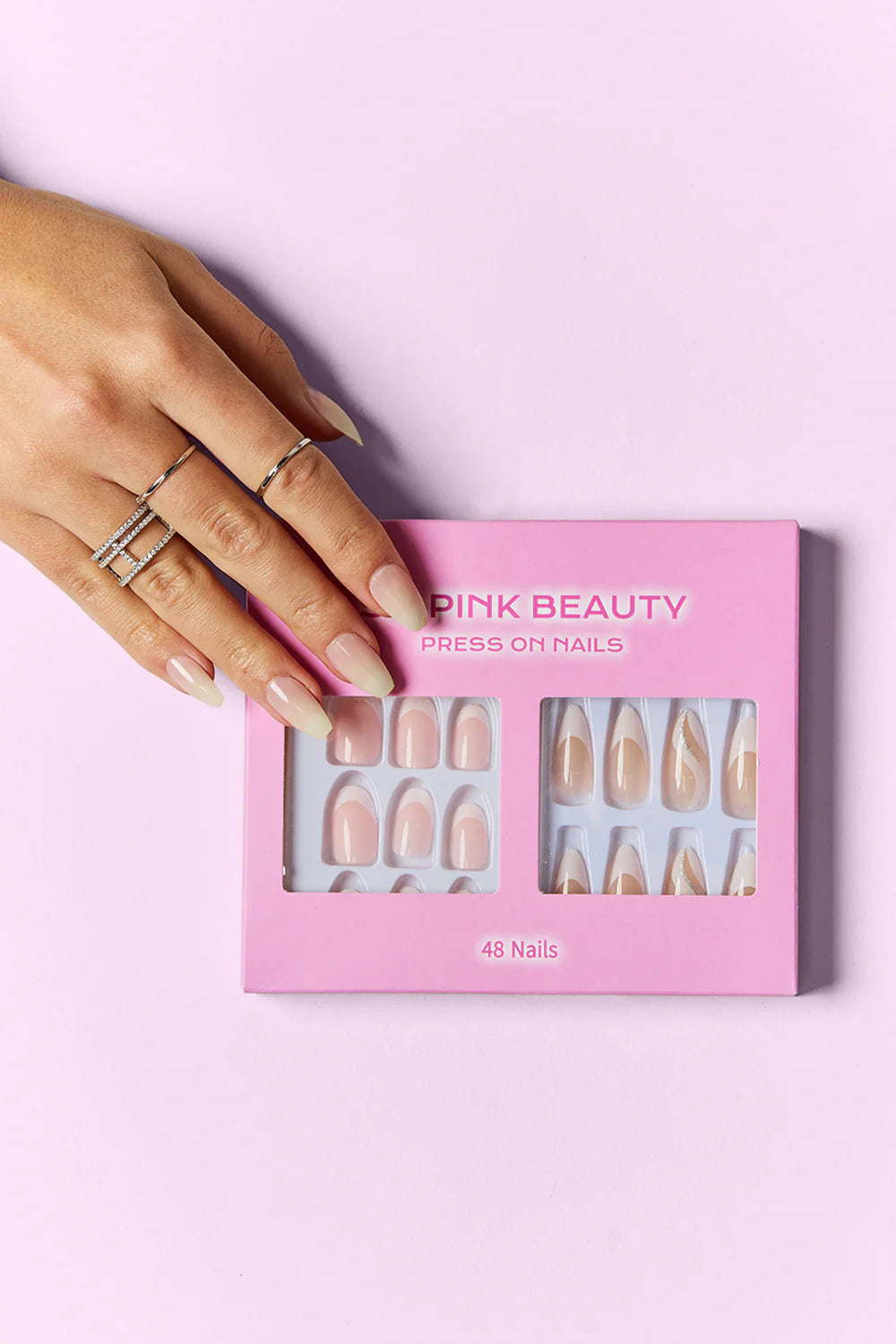 Get Glam with SO PINK BEAUTY Press-On Nails - 2 Fabulous Packs! 💅💖
