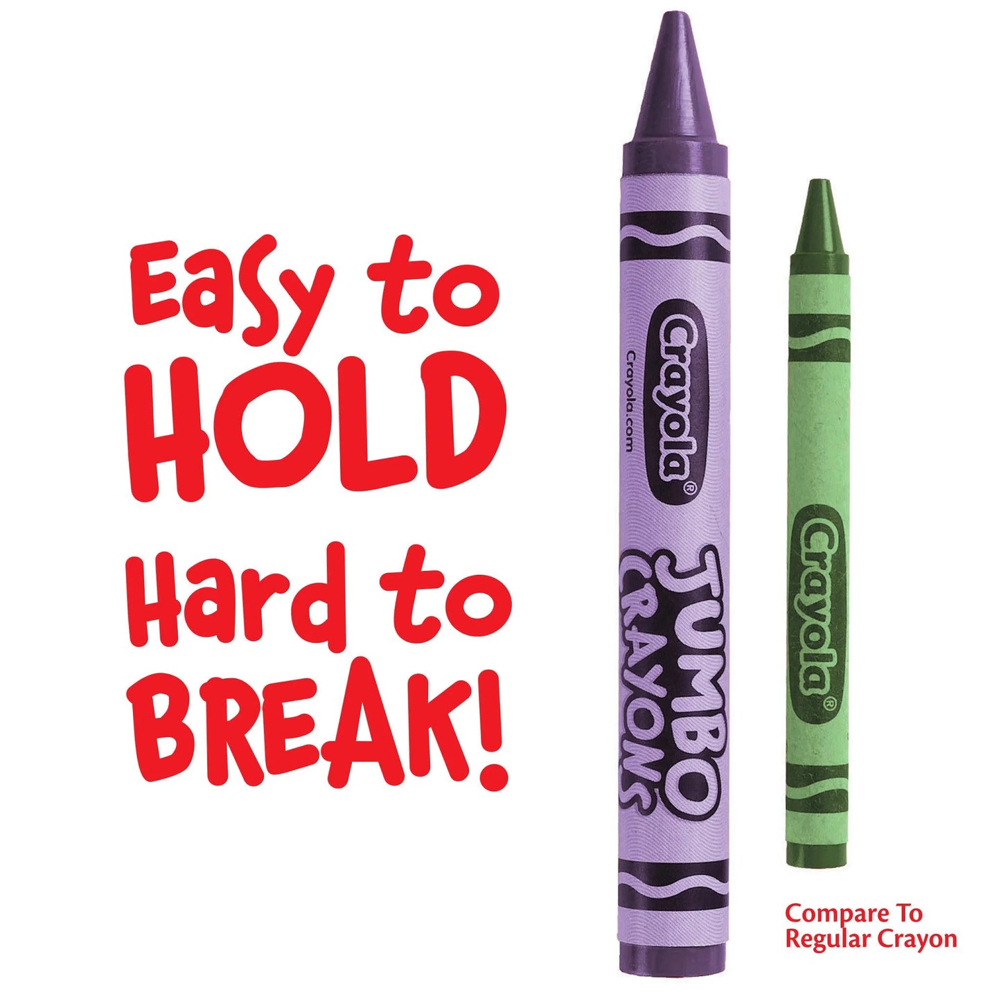 Crayola's Big Ol' Crayon Party Pack: 8 Colorful Wands of Toddler Joy for Future Picasso Prodigies, Ages 3 and Up!