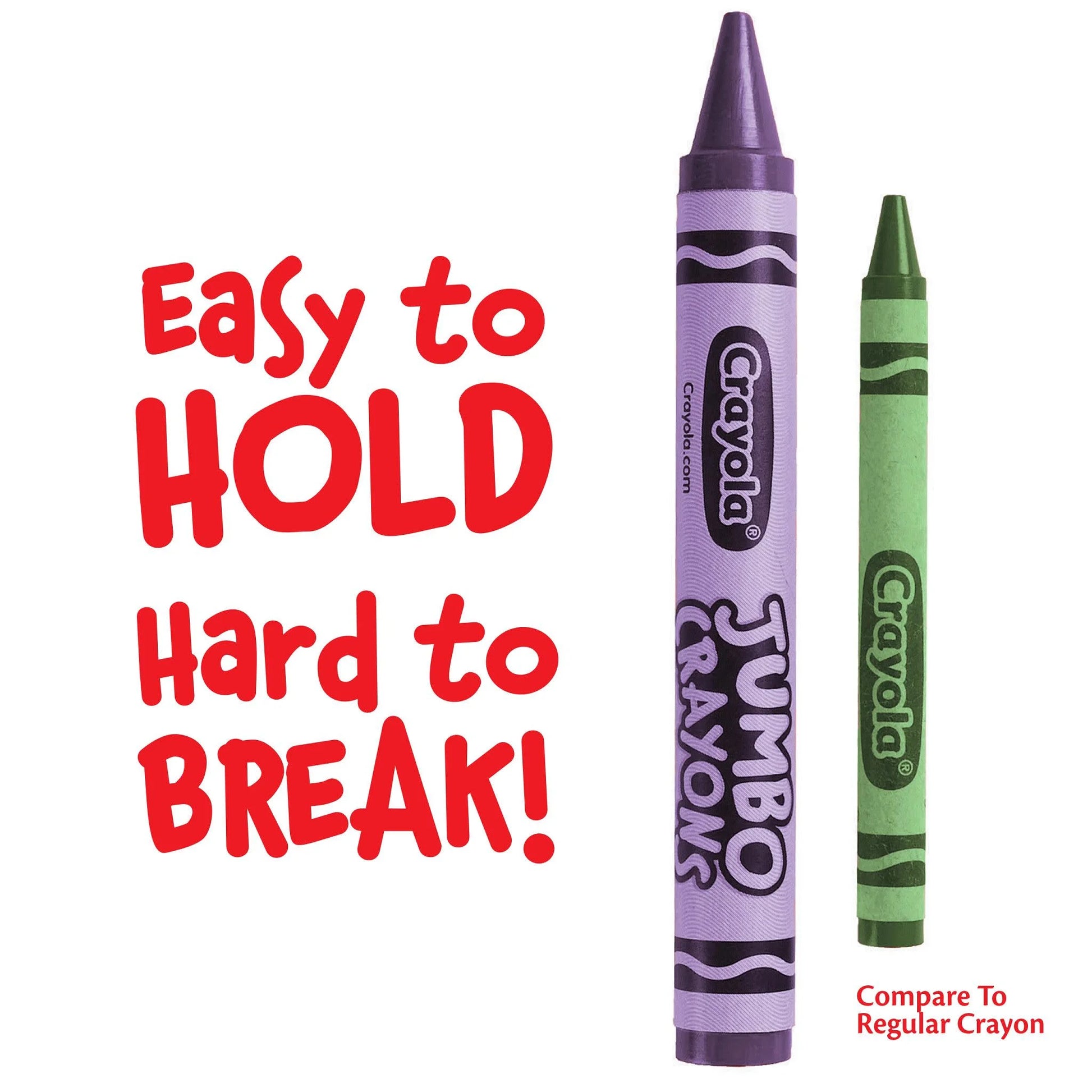 Crayola's Big Ol' Crayon Party Pack: 8 Colorful Wands of Toddler Joy for Future Picasso Prodigies, Ages 3 and Up!