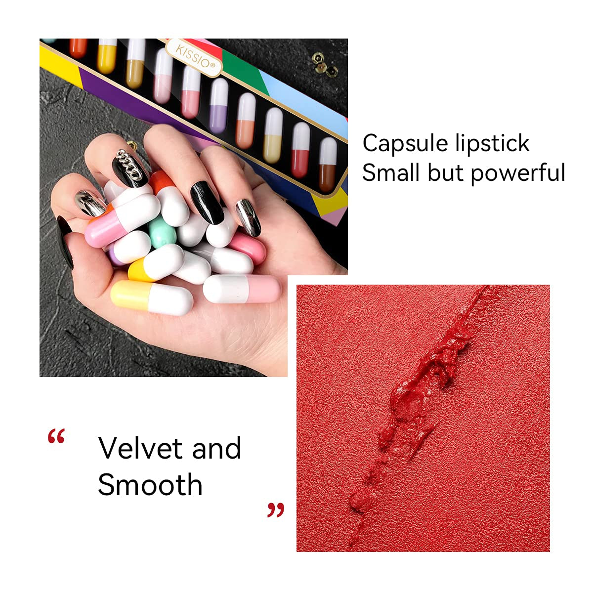 Get Ready to Pout! 💄✨ KISSIO's 12 Color Mini Matte Lipstick Set - Travel-Friendly, Waterproof & Cruelty-Free! 🌈💋