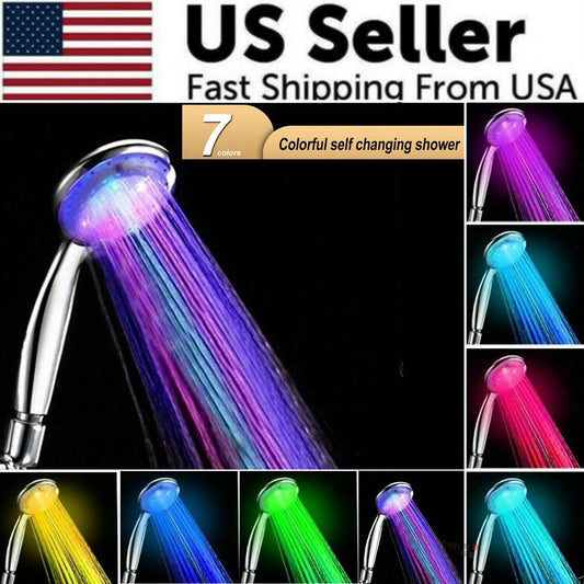 Transform Your Shower Experience with a 7-Color LED Glow Shower Head! 🚿✨